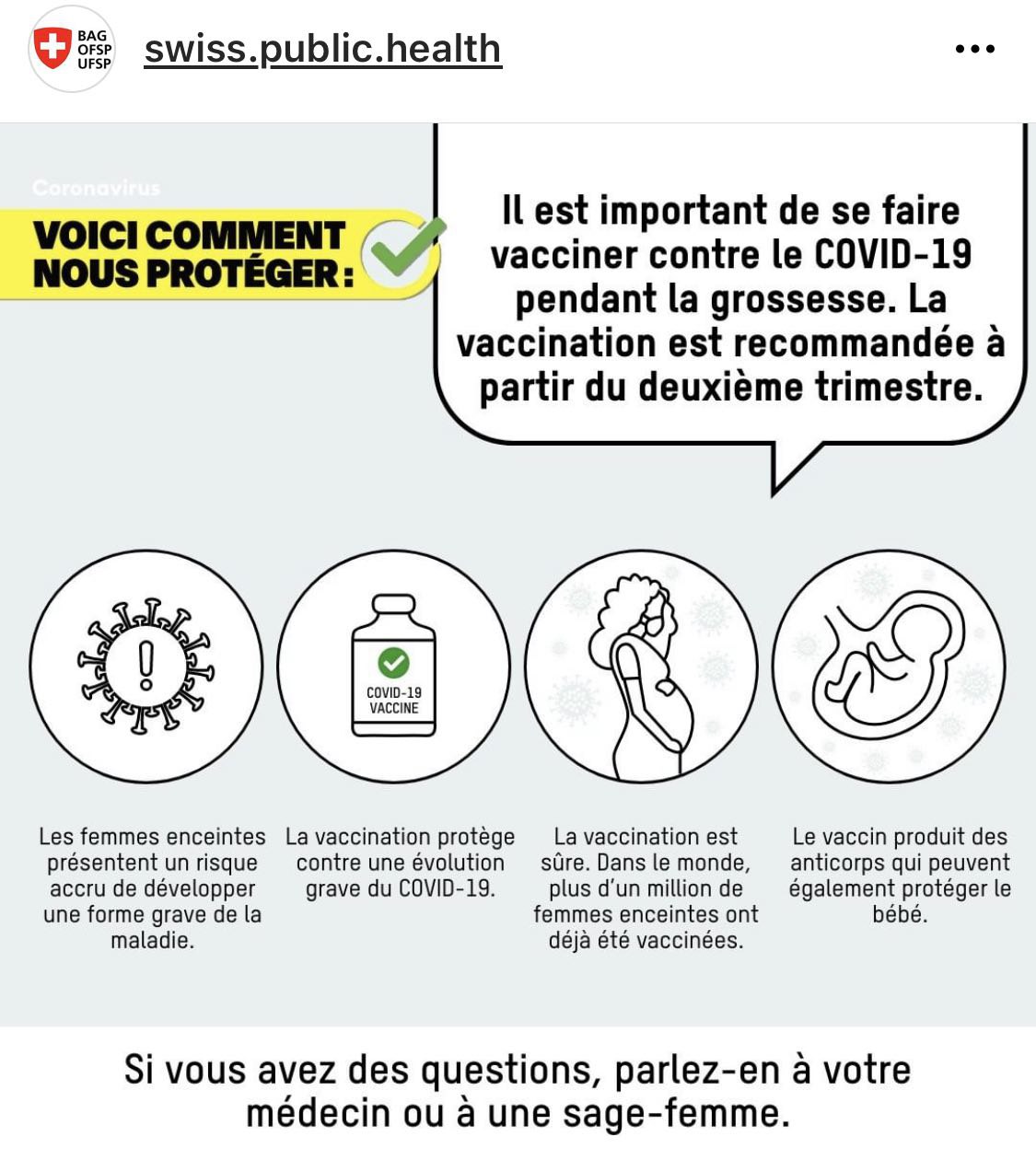 Swiss Public Health Covid 2022 Vaccinate Pregnant Women