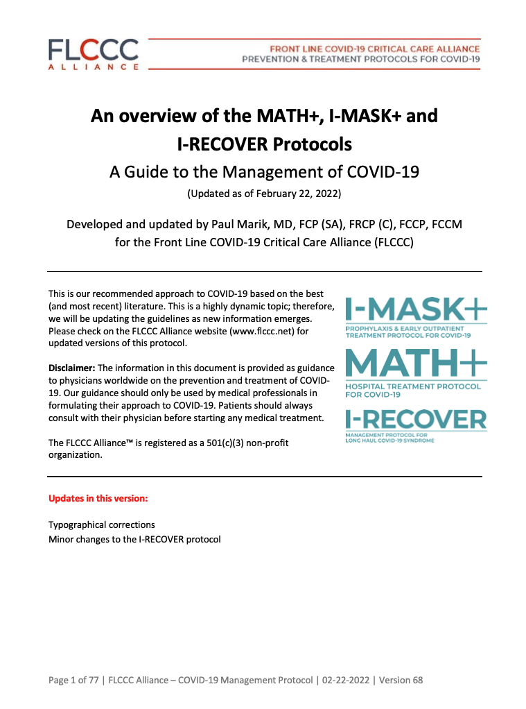 FLCCC_OVerview of I-Mask, I-Recover_77 pages_EN